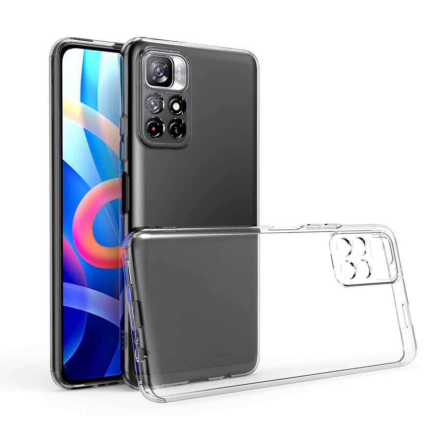 Cepax Xiaomi Redmi Note 11T 5G Kılıf Zore Kamera Korumalı Süper- Silikon Telefon Kılıfı