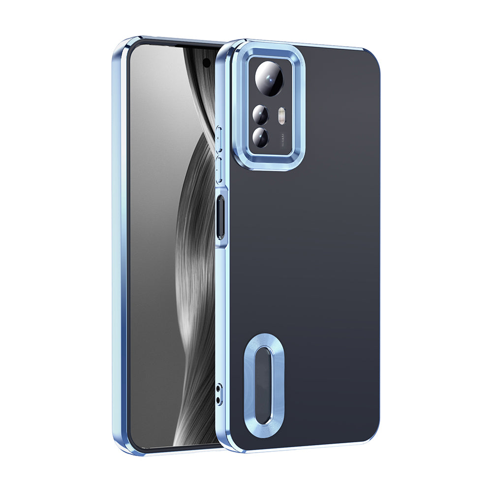 Cepax Xiaomi Redmi Note 12S Kamera Korumalı Logo Gösteren Omega Kılıf