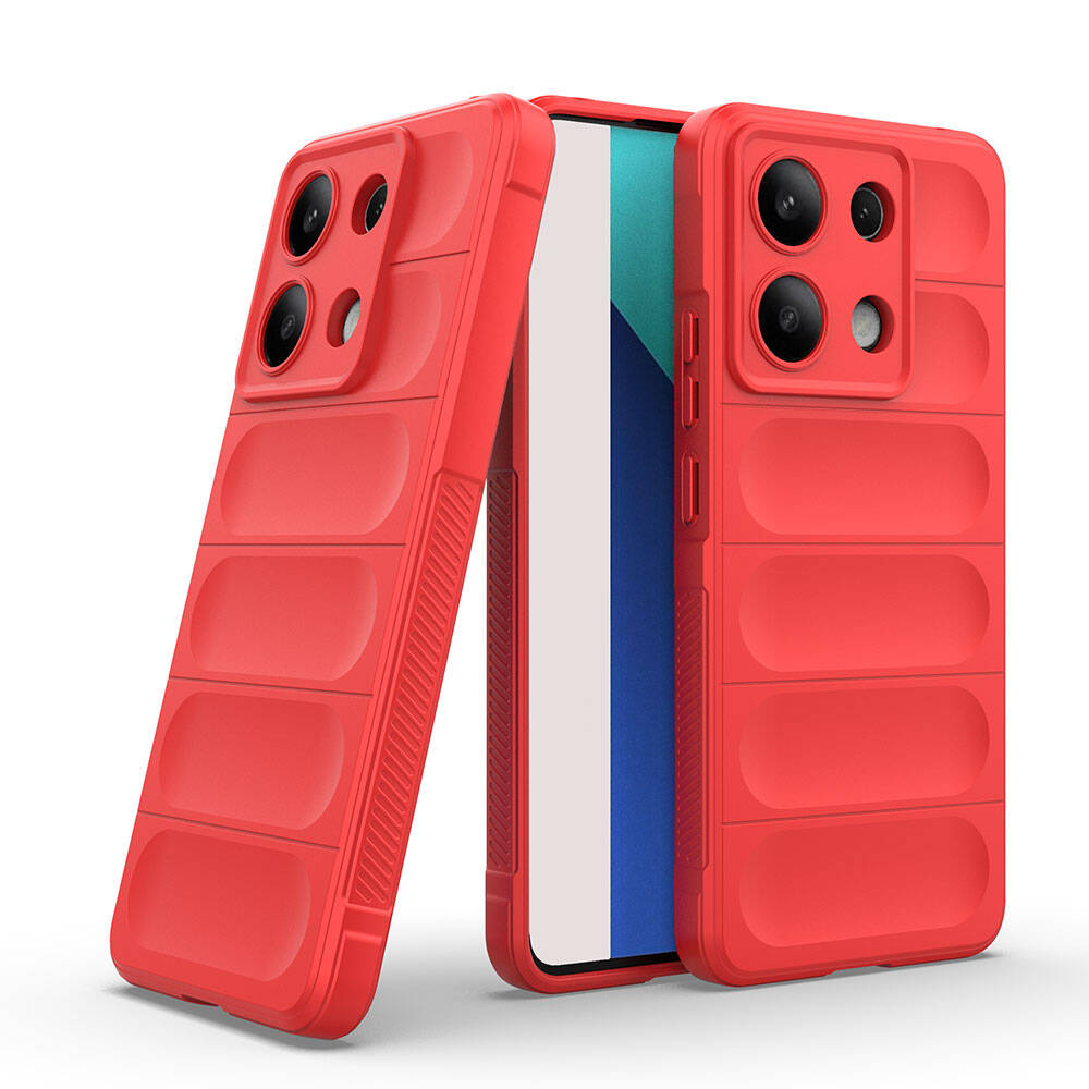 Cepax Xiaomi Redmi Note 13 4G Esnek TPU Oyuklu Arka Yüzey Tasarımlı Etnik Silikon Kılıf