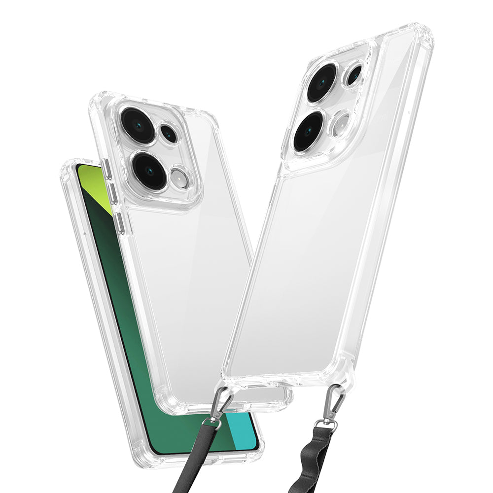 Cepax Xiaomi Redmi Note 13 Pro 4G Airbagli Takılabilir Askı Aparatlı Snap Silikon Kılıf