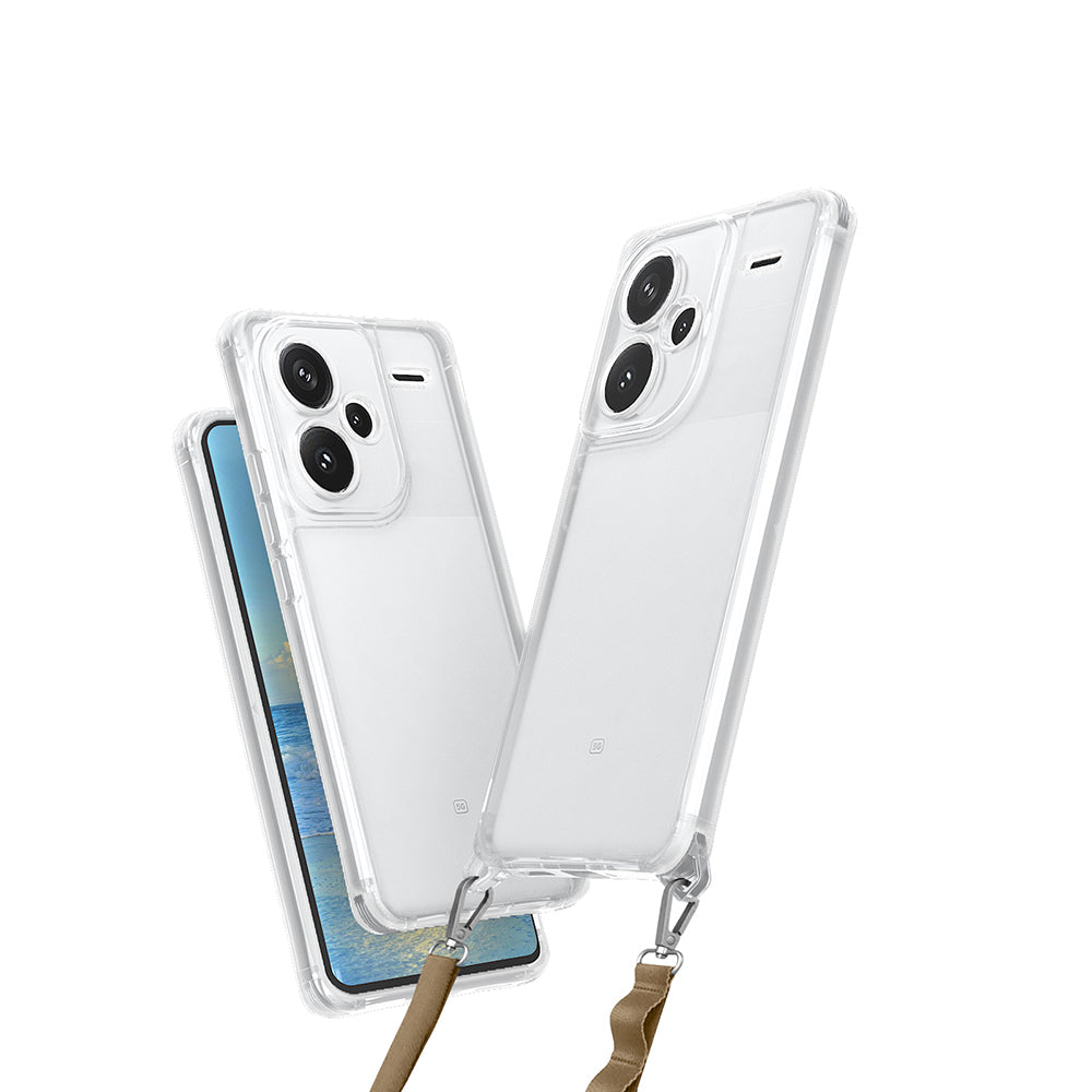 Cepax Xiaomi Redmi Note 13 Pro Plus 5G Airbagli Takılabilir Askı Aparatlı Snap Silikon Kılıf