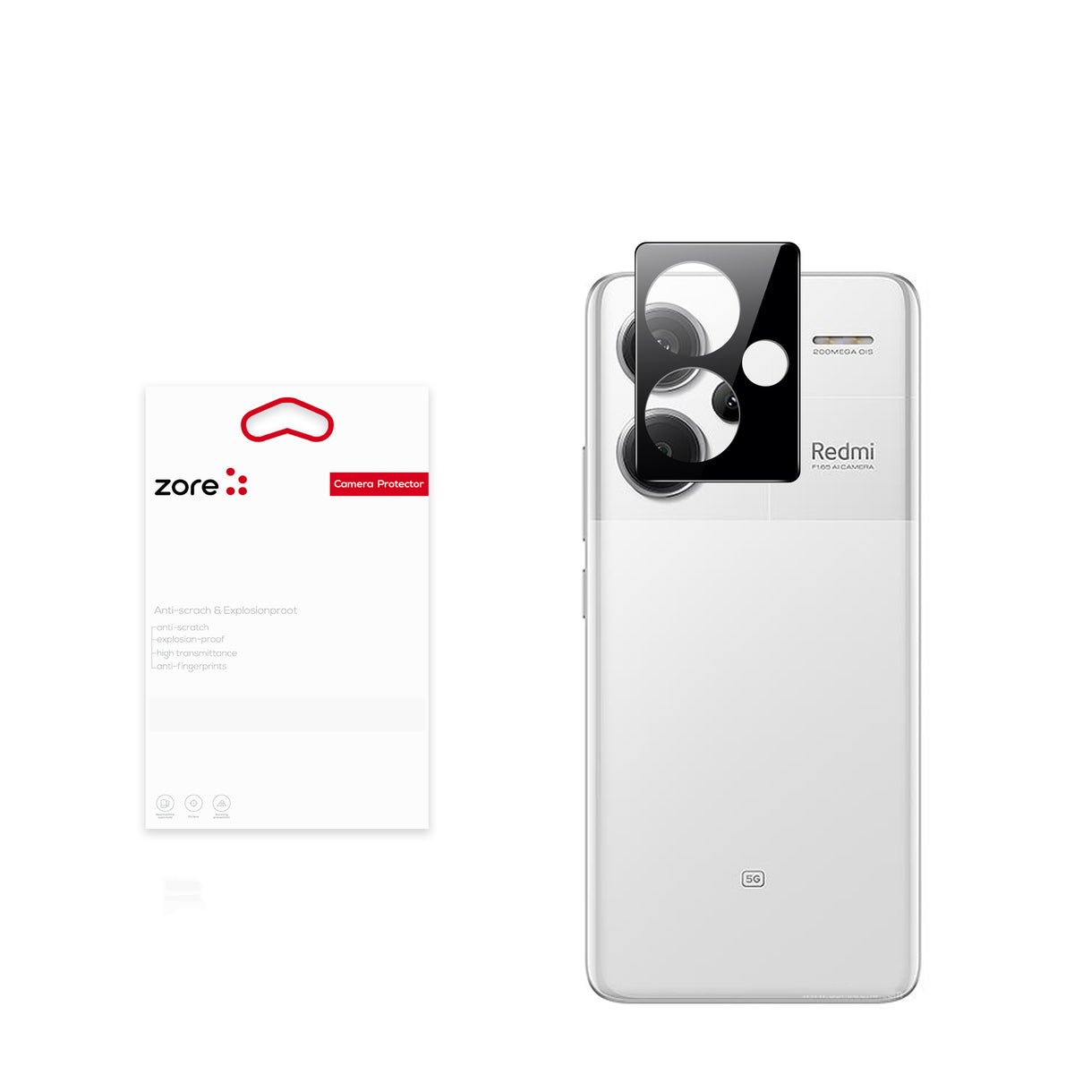 Cepax Xiaomi Redmi Note 13 Pro Plus 5G 3D Kamera Camı