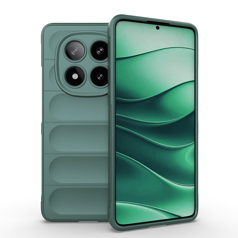 Cepax Xiaomi Redmi Note 14 5G Esnek TPU Oyuklu Arka Yüzey Tasarımlı Etnik Silikon Kılıf