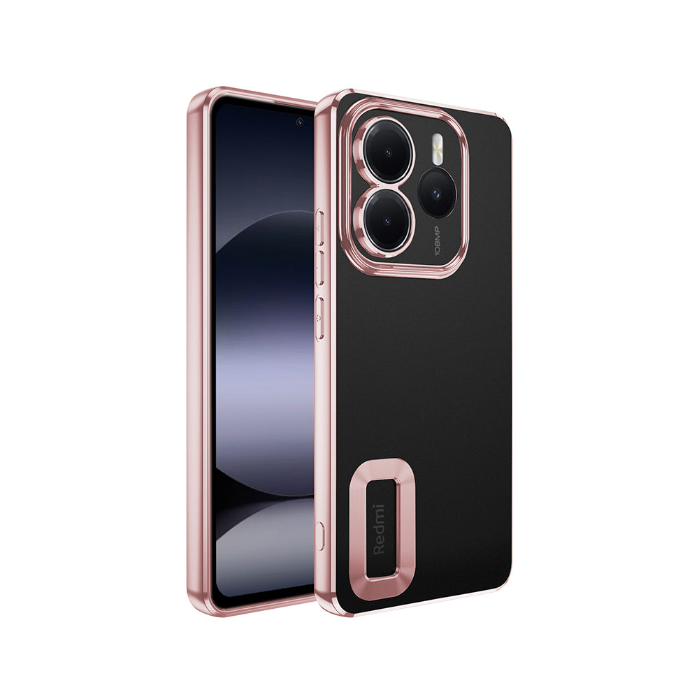 Cepax Xiaomi Redmi Note 14 5G Kamera Korumalı Logo Gösteren Omega Kılıf