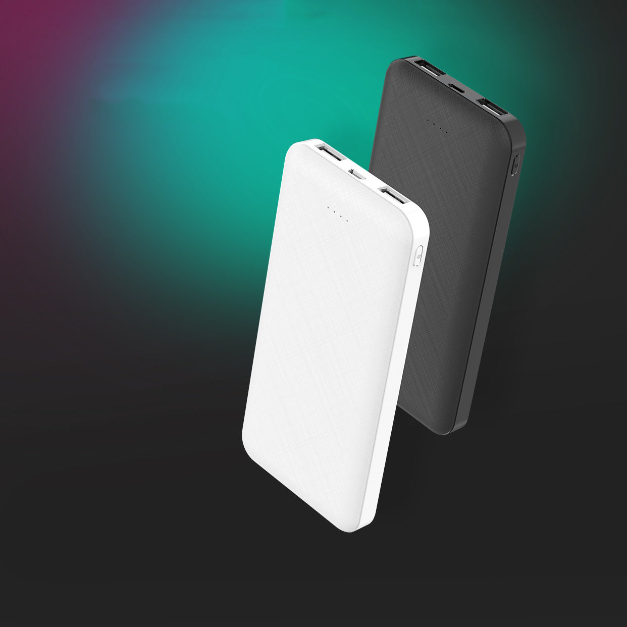 Xipin PX102 Hızlı Şarj Özellikli LED Göstergeli Dual USB Taşınabilir 10000mAh Akıllı Powerbank