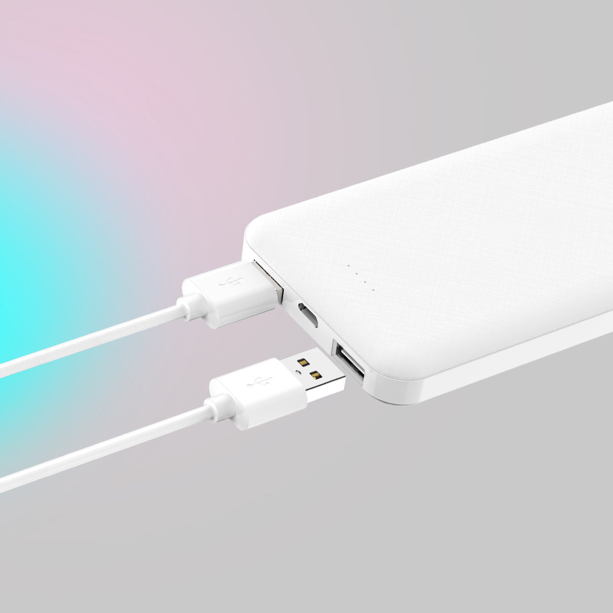 Xipin PX102 Hızlı Şarj Özellikli LED Göstergeli Dual USB Taşınabilir 10000mAh Akıllı Powerbank
