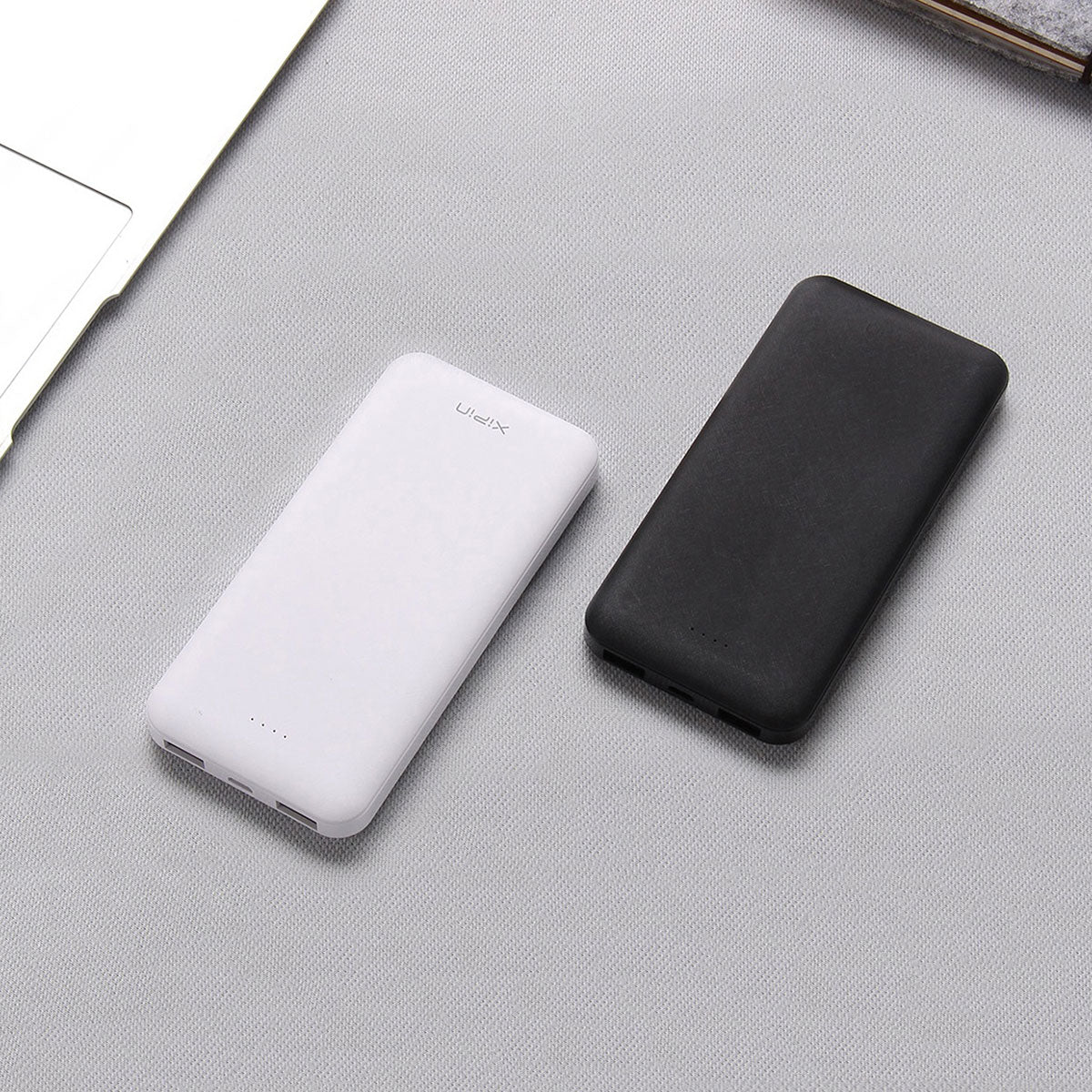 Xipin PX102 Hızlı Şarj Özellikli LED Göstergeli Dual USB Taşınabilir 10000mAh Akıllı Powerbank