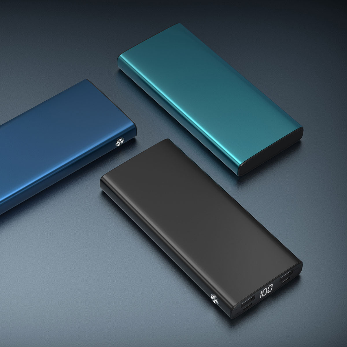 Xipin PX701-Q Hızlı Şarj Özellikli Dijital Ekran Göstergeli Dual 10000mAh USB Taşınabilir Powerbank