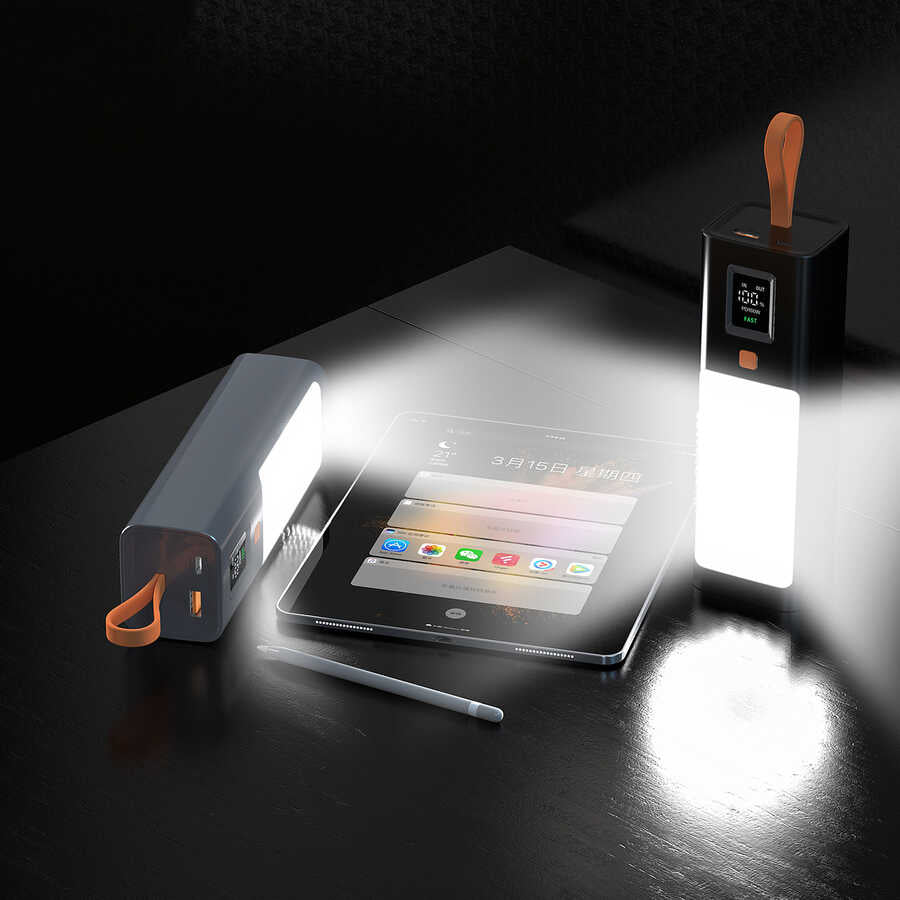 Xipin T134L Işıklı PD 100W Hızlı Şarj Özellikli 20000 Mah Powerbank - 3