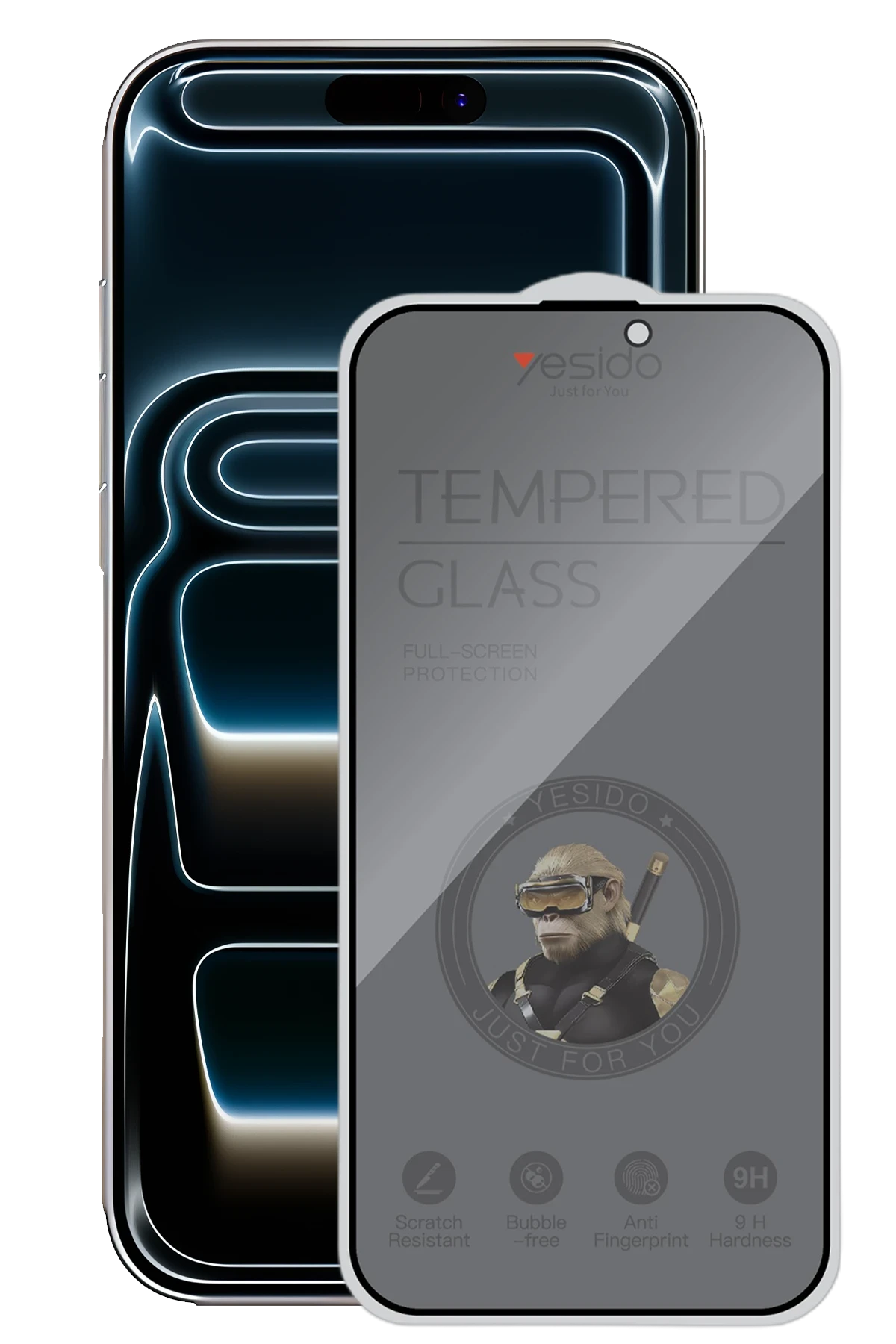 Yesido Apple iPhone 17 Air TG27 Hayalet Cam Ekran Koruyucu