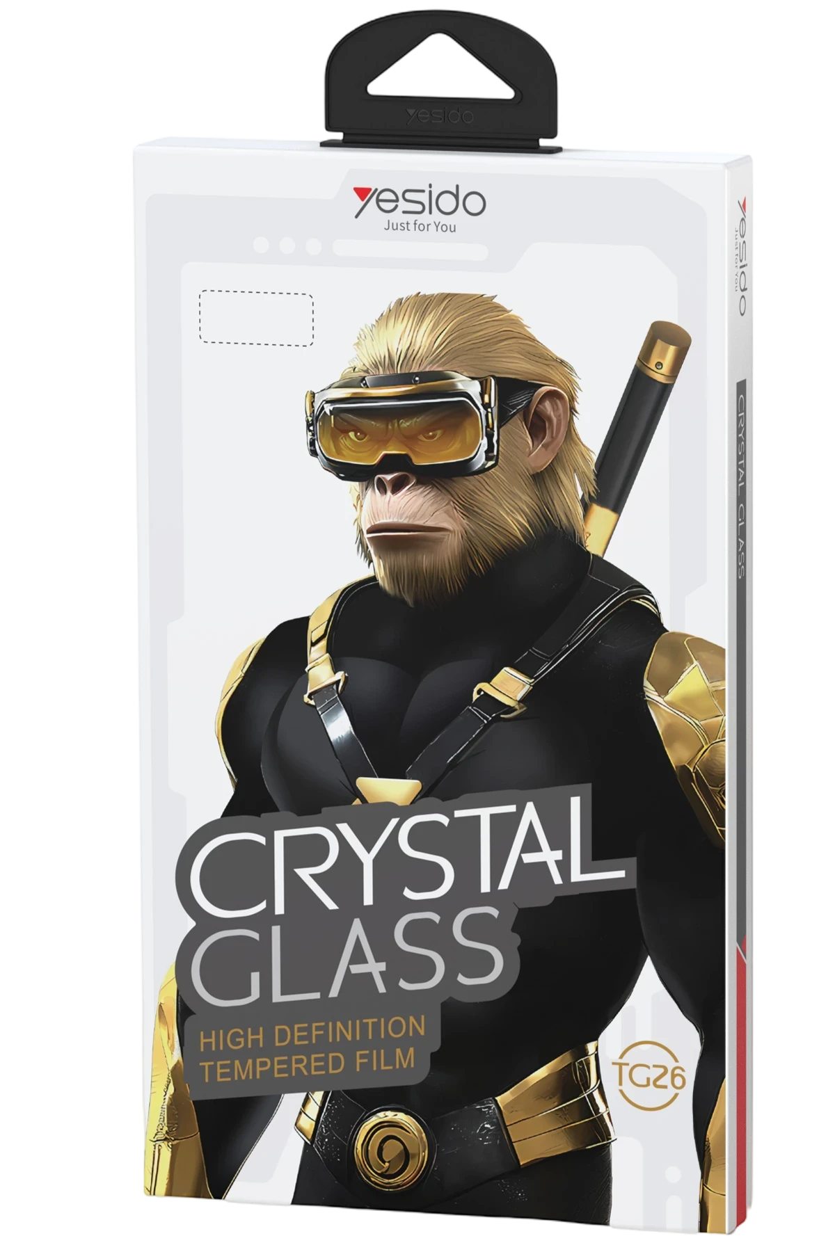 Yesido iPhone 17 Pro TG26 Ultra Clear HD Cam Ekran Koruyucu