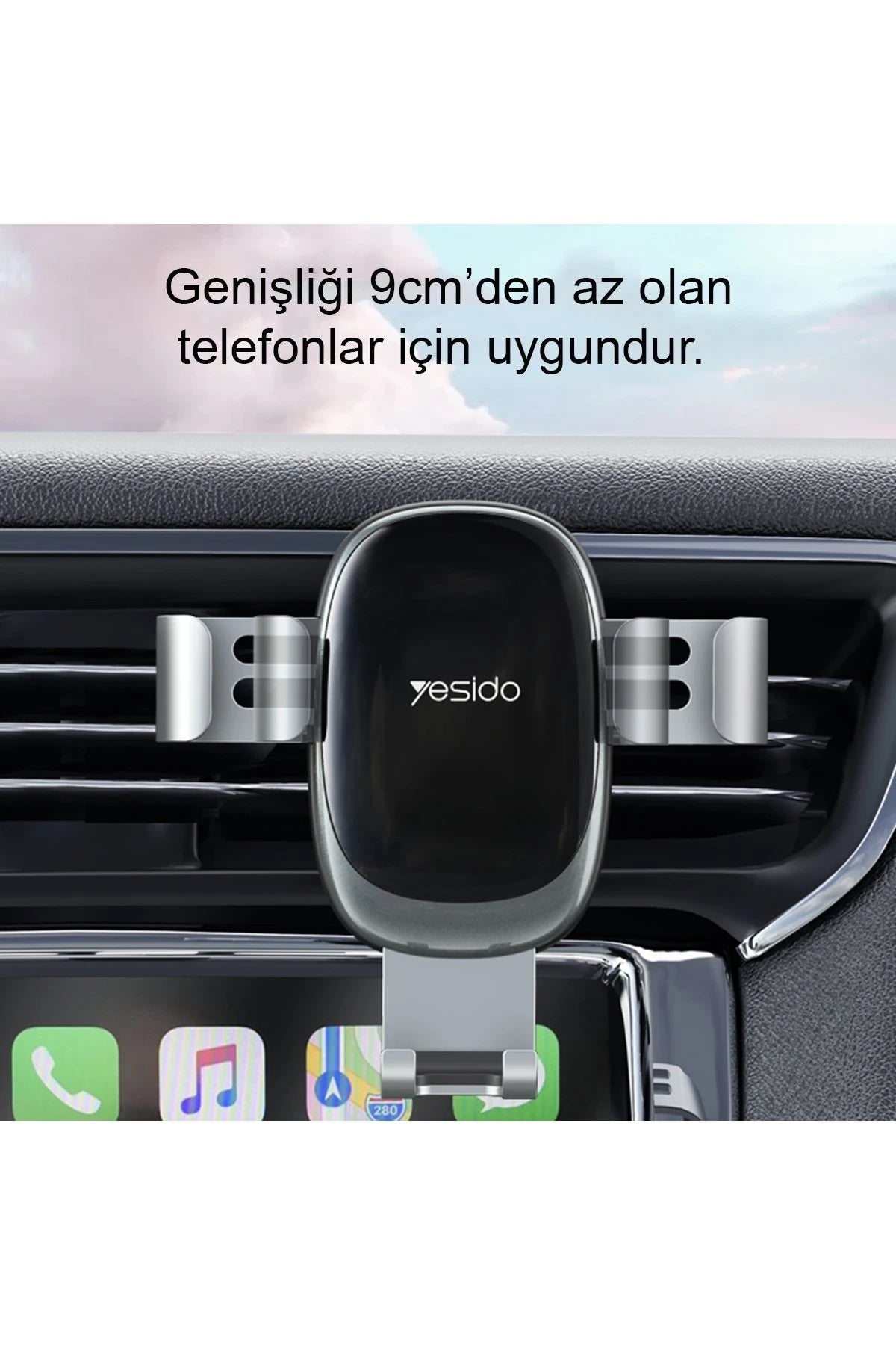 Yesido C122 Izgara Klipsli Araç Tutucu