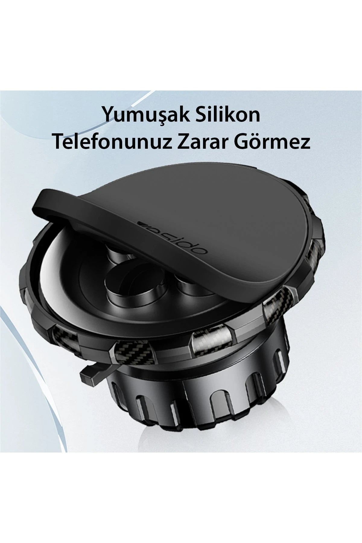 Yesido C160 360 Derece Ayarlanabilir Vantuzlu Manyetik Magsafe Araç Tutucu