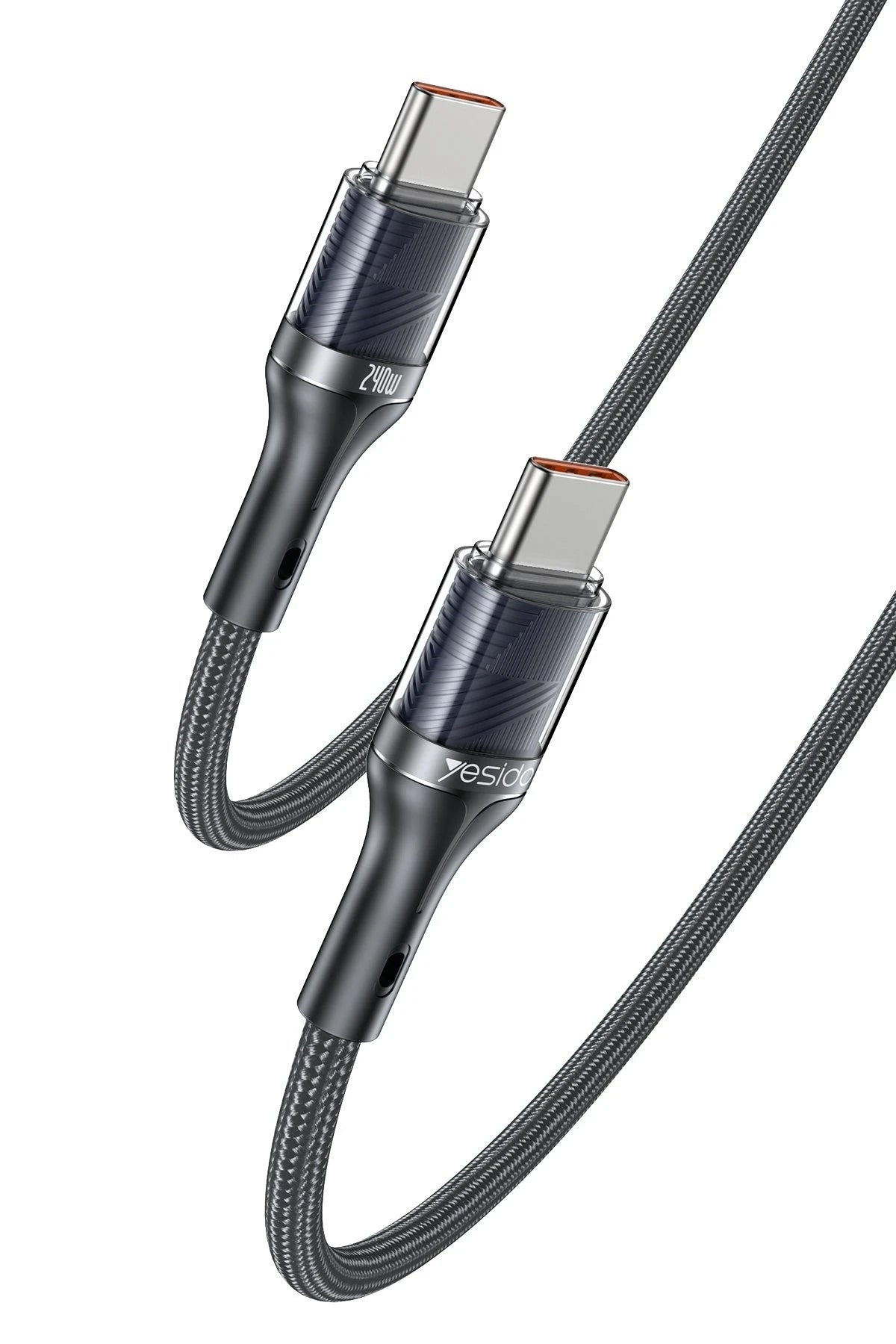 Yesido CA166 1.2M 240W Type-C to Type-C PD 2.0 Hızlı Şarj Kablosu