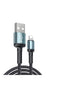 Yesido CA74 1.2M 2.4A Hasırlı Usb to Lightning Hızlı Şarj Kablosu