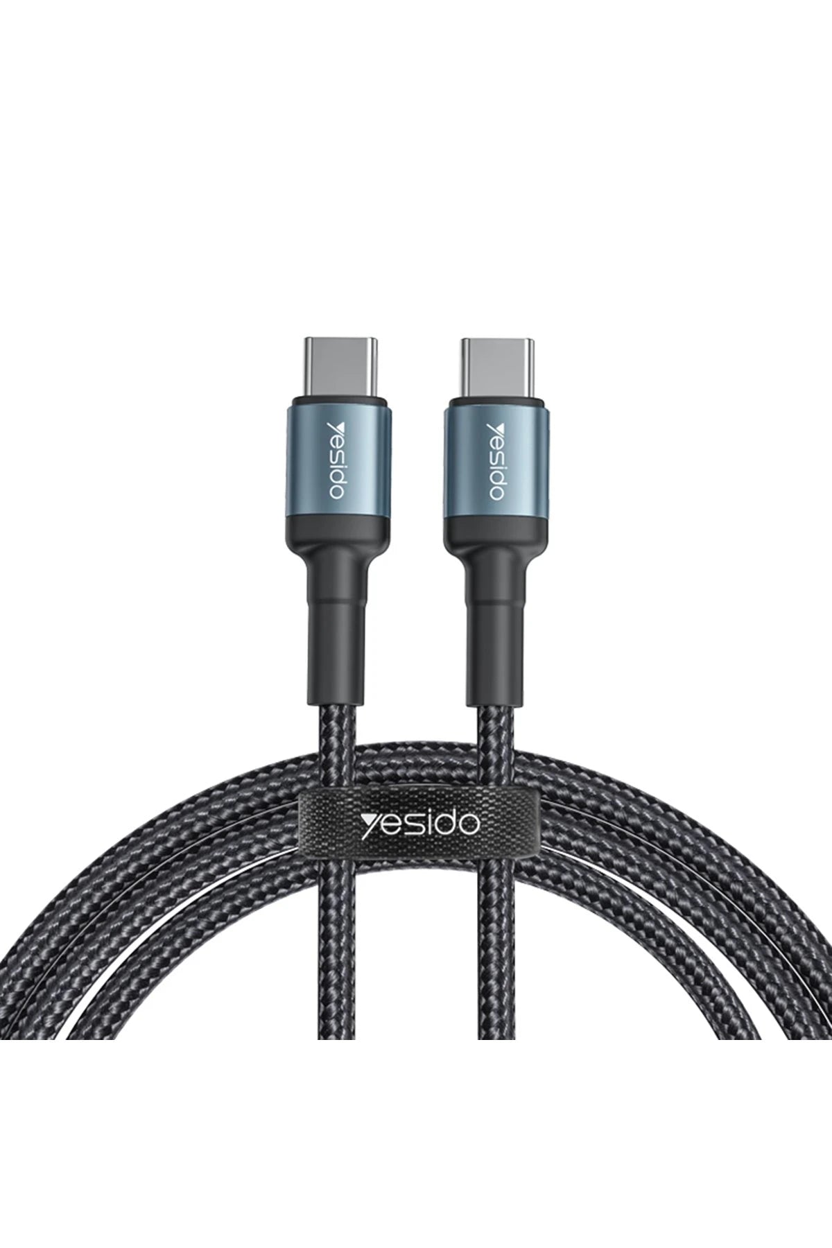Yesido CA78 1.2M 60W Hasırlı Type-C to Type-C PD Hızlı Şarj Kablosu