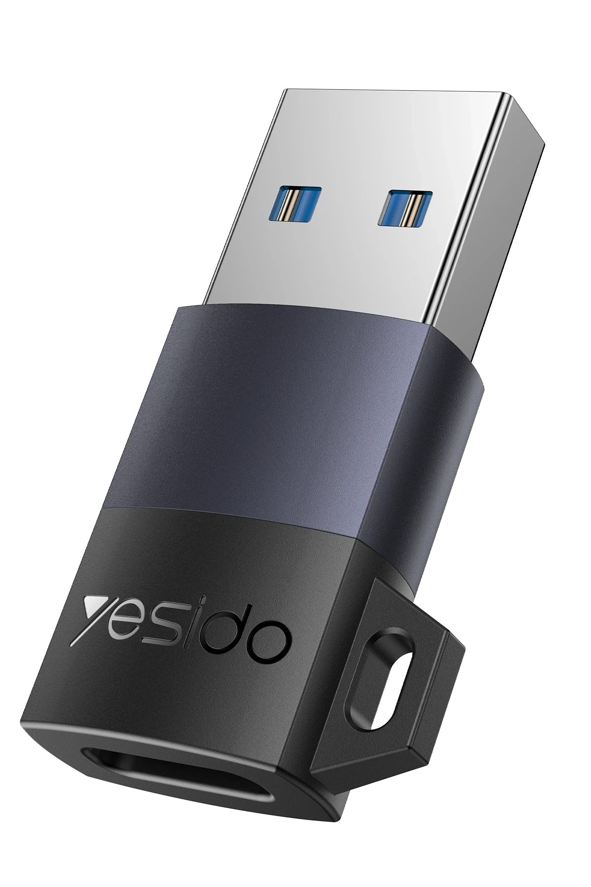 Yesido GS34 USB to Type-C 480 Mbps Data ve 18W Hızlı Şarj Destekli OTG Dönüştürücü