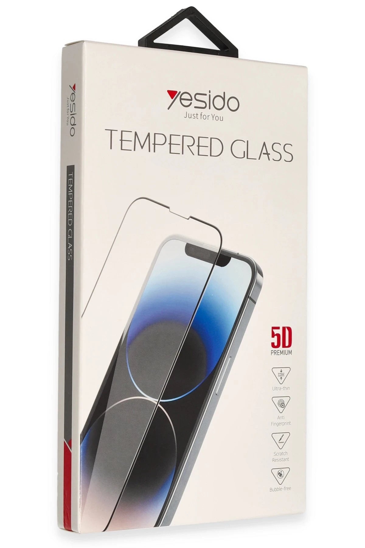 Yesido iPhone 15 Pro TG12 5D Cam Ekran Koruyucu