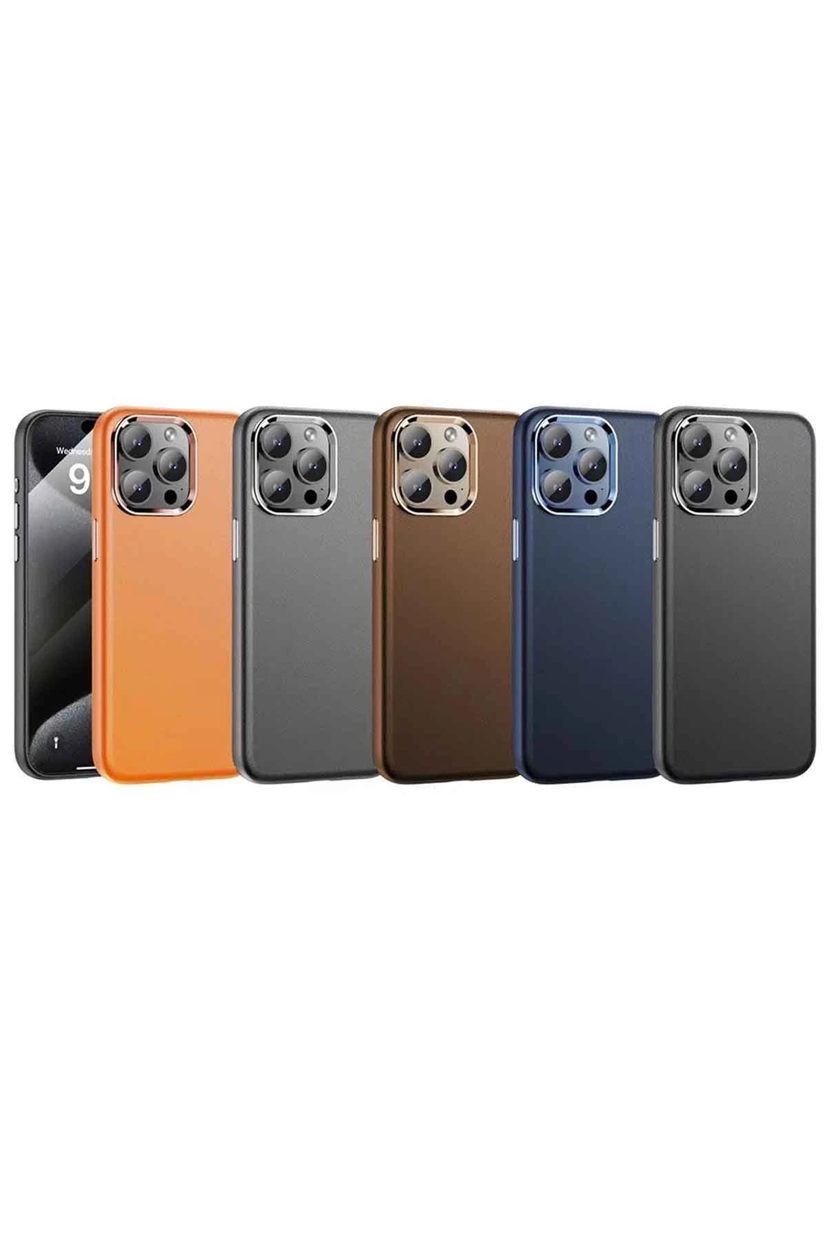 Yesido iPhone 15 Pro Max PC09 Elegance Deri Magsafe Telefon Kılıfı