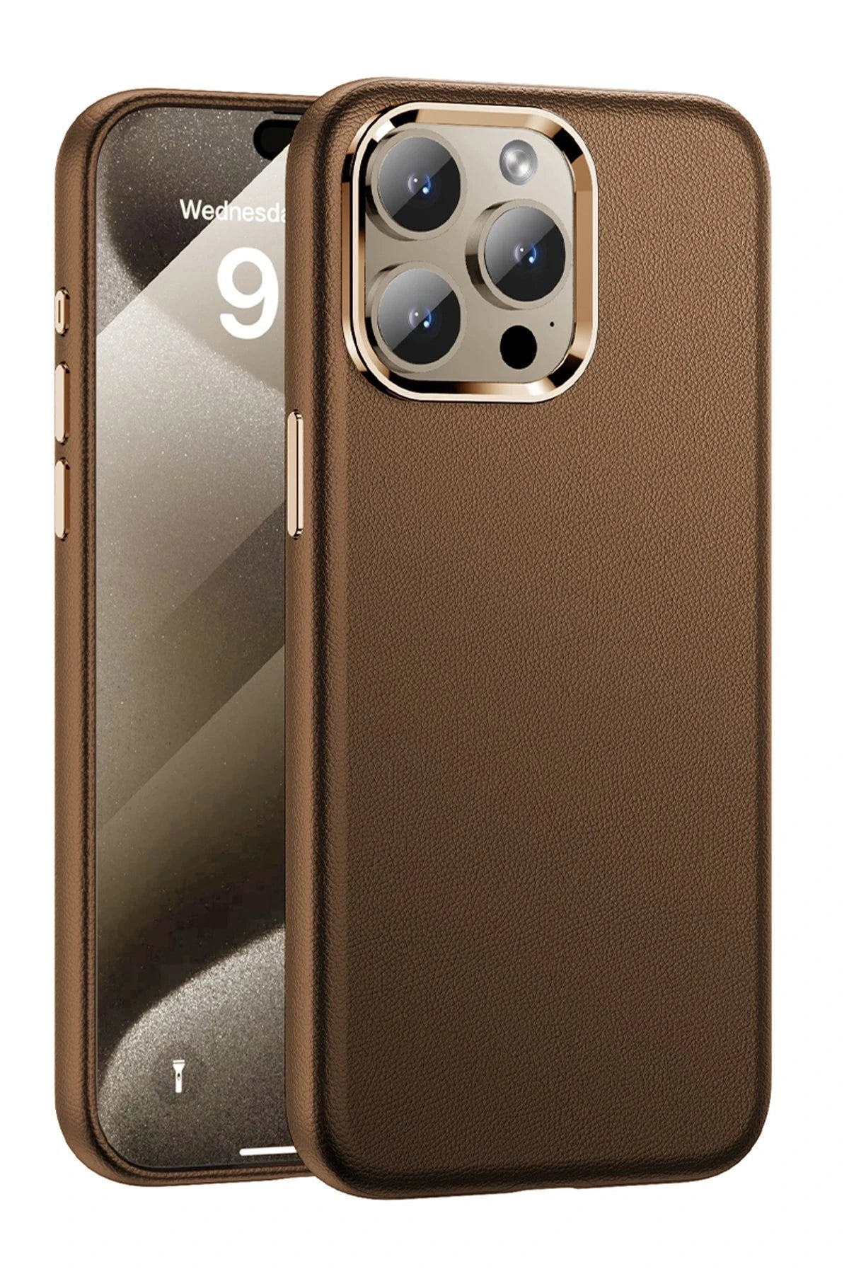 Yesido iPhone 15 Pro Max PC09 Elegance Deri Magsafe Telefon Kılıfı