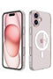 Yesido iPhone 16 Plus PC03 Ace Şeffaf Magsafe Telefon Kılıfı