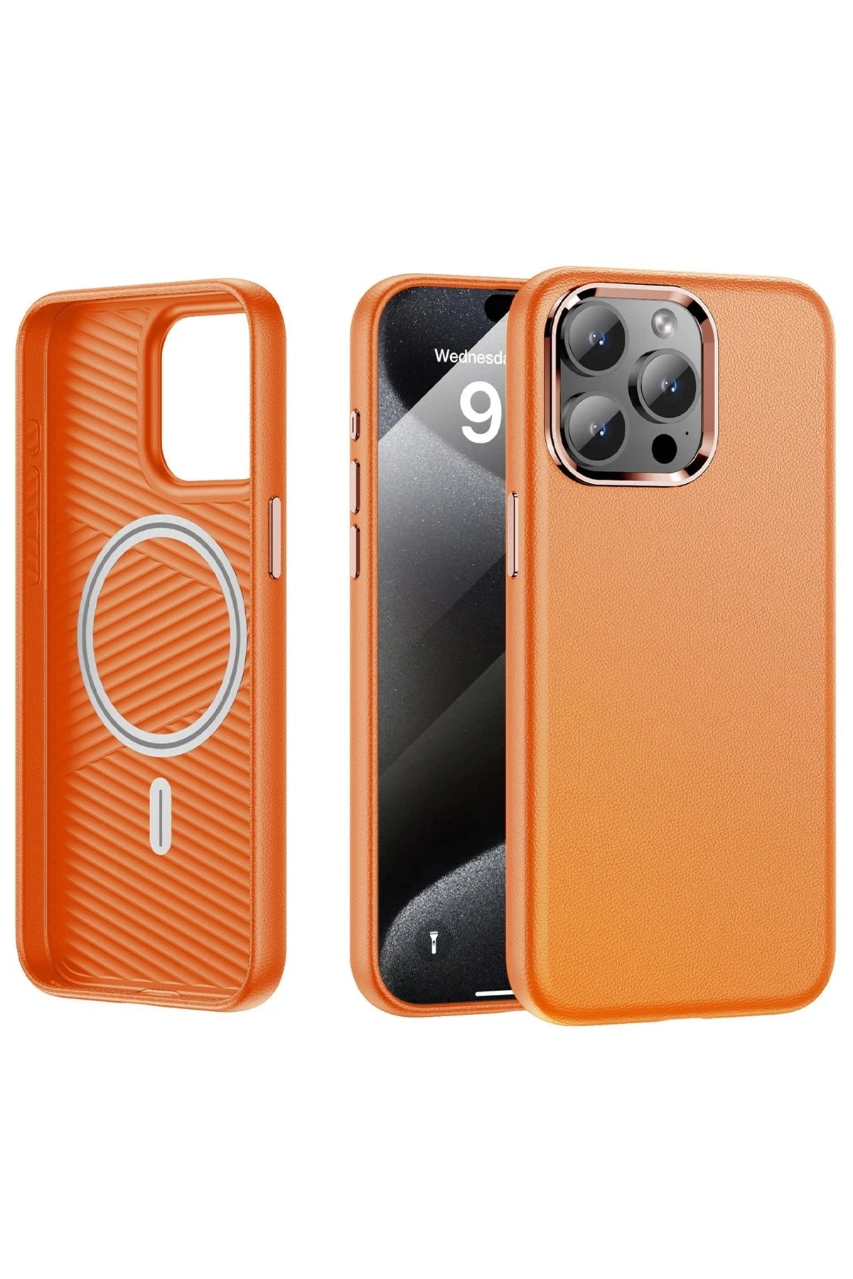 Yesido iPhone 16 Pro Max PC09 Elegance Deri Magsafe Telefon Kılıfı