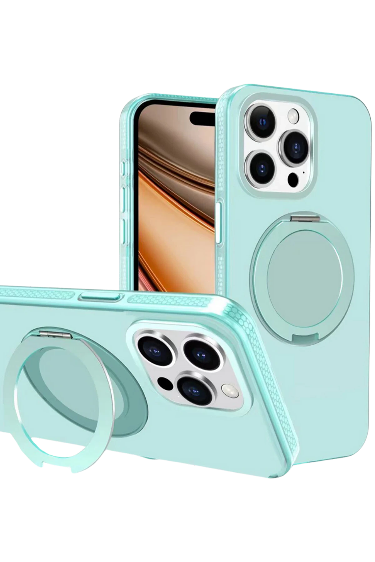 Yesido iPhone 16 Pro PC17 Roza Magsafe Standlı  Telefon Kılıfı