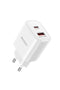 Yesido YC02E 20W Type-C ve 18W QC 3.0 USB Çıkışlı PD Hızlı Şarj Cihazı