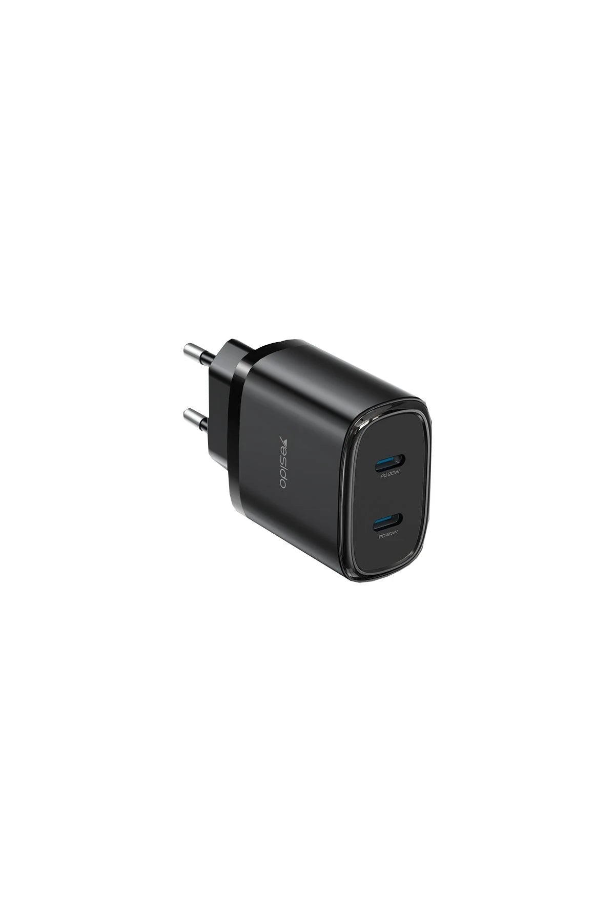 Yesido YC54 2 Adet 20W Type-C Çıkışlı ve 1M 27W Type-C to Lightning Kablolu PD Şarj Cihazı