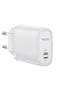 Yesido YC71 1 Adet 12W Type-C ve 1 Adet 12W Lightning Çıkışlı Ekstra 1M Type-C to Ligtning Kablolu PD Hızlı Şarj Cihazı