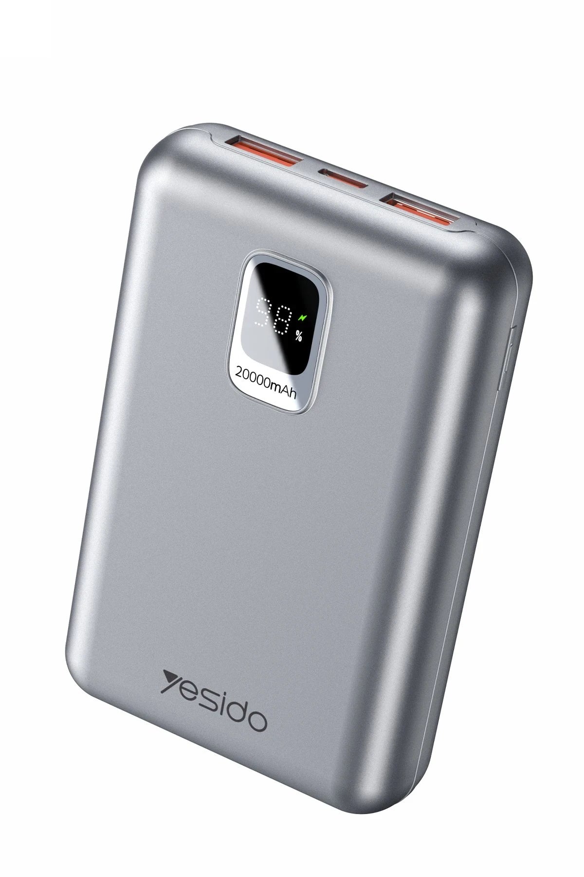 Yesido YP47 20.000 mAh Dijital Göstergeli 22.5W USB3.0 ve 20W Type-C Çıkışlı PD Hızlı Şarj Powerbank