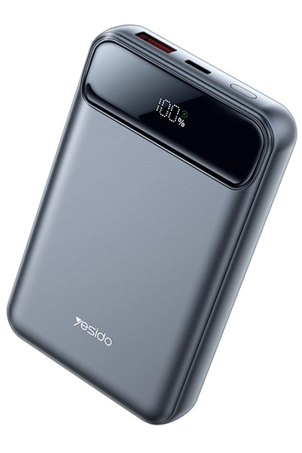 Yesido YP49 10.000 mAh Dijital Göstergeli 22.5W USB 3.0 / 20W Type-C Çıkışlı ve 15W Kablosuz Şarjlı PD Hızlı Şarj Magsafe Powerbank