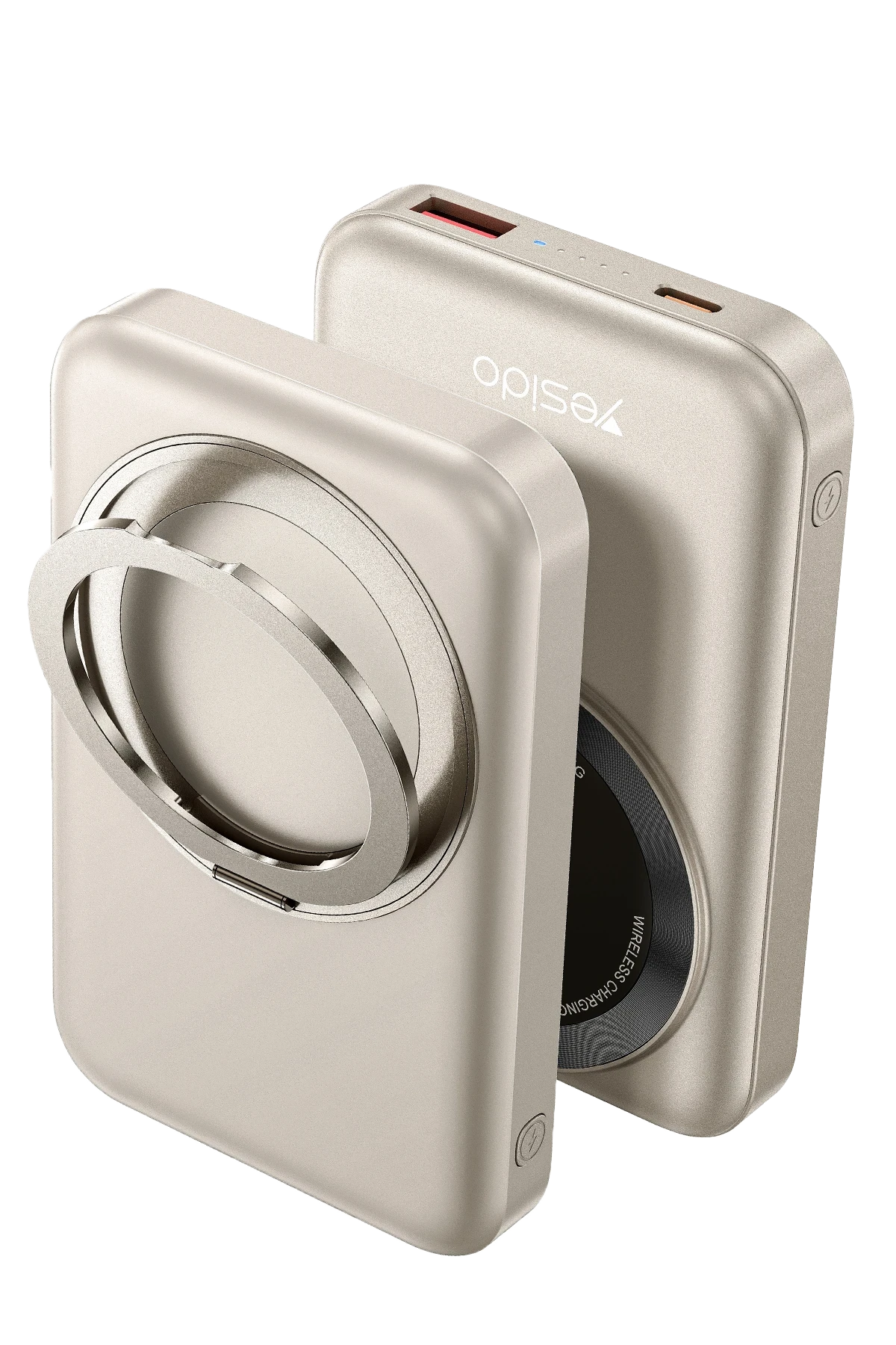 Yesido YP60 10.000 mAh 20W Type-C 18W USB ve 15W Kablosuz Şarj Çıkışlı PD Magsafe Powerbank