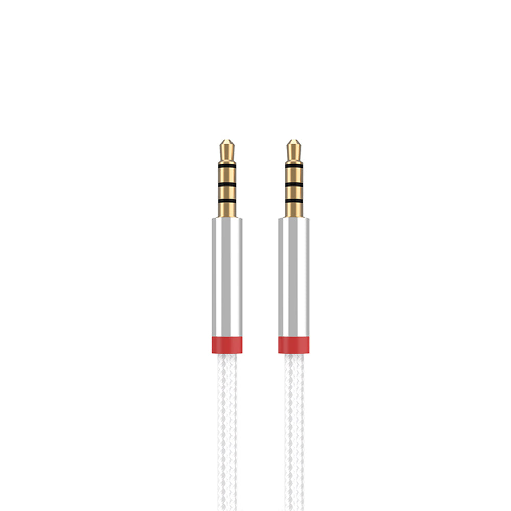 Cepax AU-707 Örgü Tasarımlı Aux Audio Kablo 3.5mm 1m