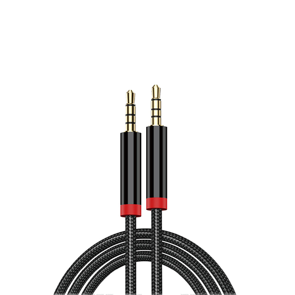 Cepax AU-708 Örgü Tasarımlı Aux Audio Kablo 3.5mm 3m
