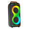 Cepax GD-2823 Dijital LED Göstergeli FM Radyolu Mikrofonlu RGB TWS Çift 8 inç Stereo Bass Kablosuz Karaoke Hoparlör