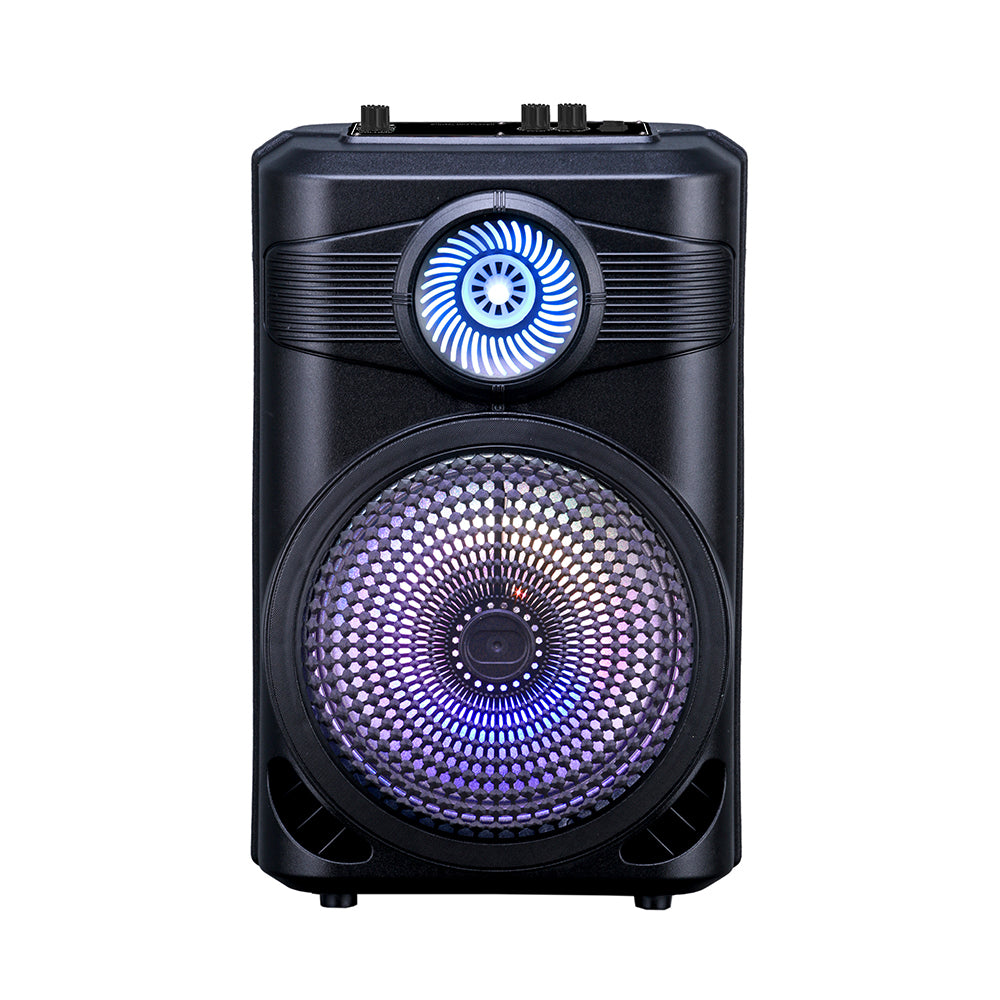 Cepax GD-904 Dijital LED Göstergeli FM Radyolu Mikrofonlu RGB TWS 8 inç Stereo Bass Kablosuz Karaoke Hoparlör