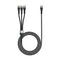 Cepax ZR-45 3in1 USB-A to Lightning - Type-C - Type-C Şarj ve Data Kablosu 20W 1.5M