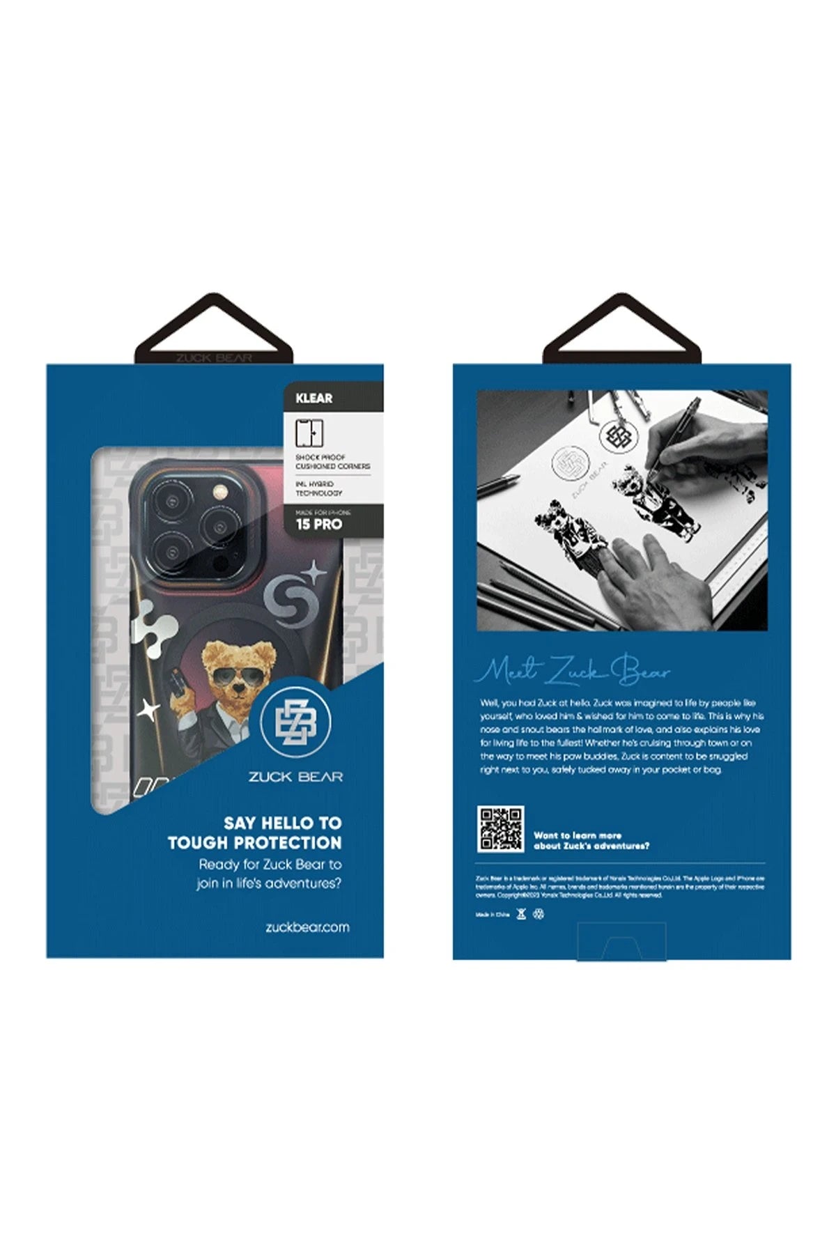 ZuckBear iPhone 15 Pro Berlin Boss Magsafe Telefon Kılıfı