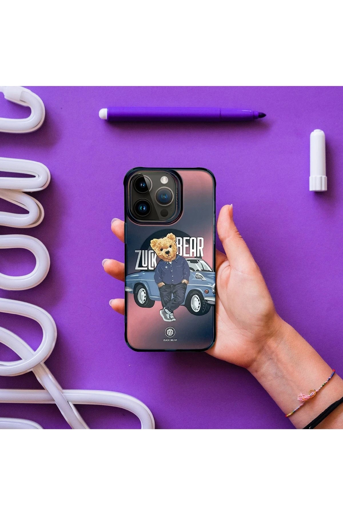 ZuckBear iPhone 15 Pro California Cool Magsafe Telefon Kılıfı