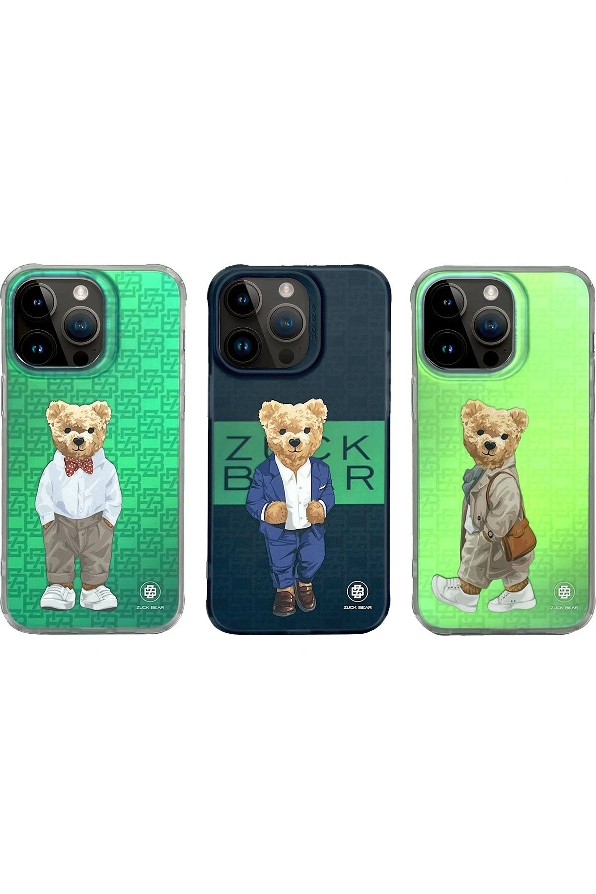 ZuckBear iPhone 15 Pro French Riviera Chic Telefon Kılıfı