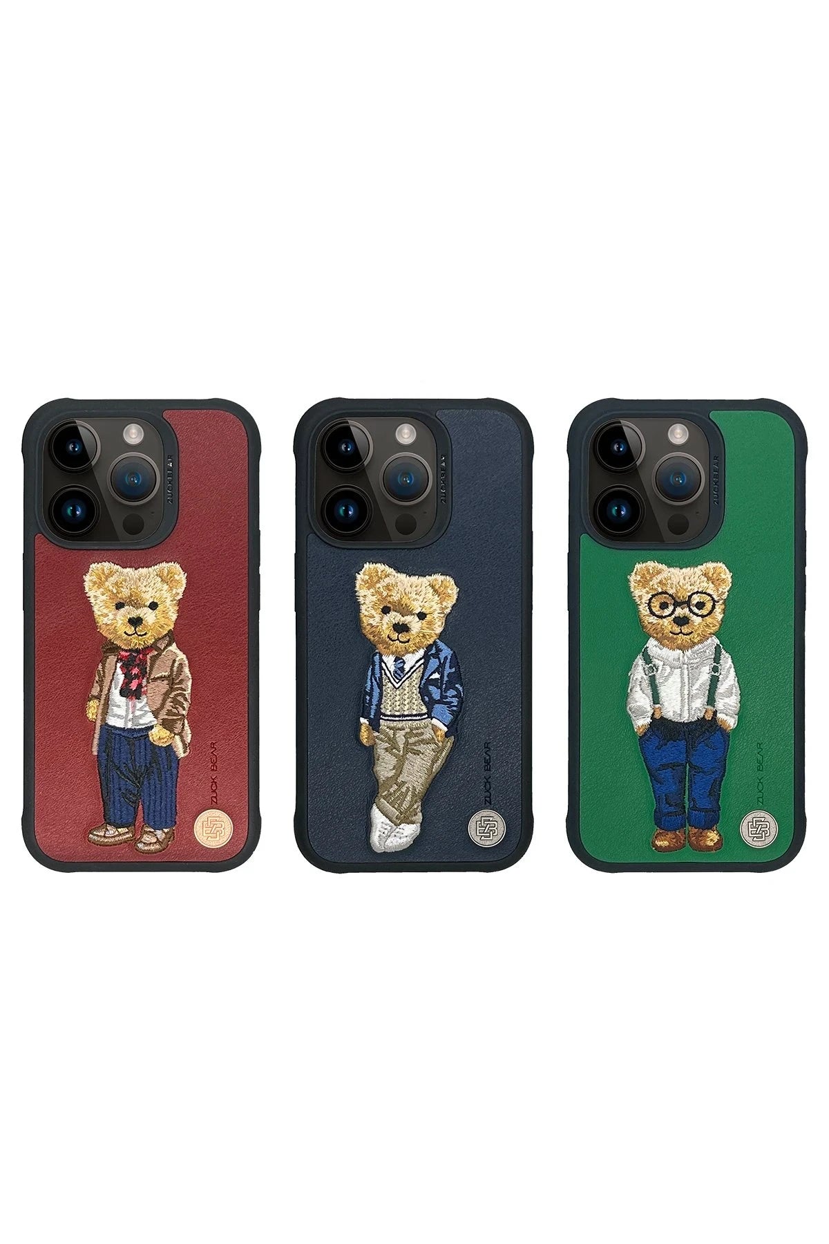 ZuckBear iPhone 15 Pro London Classic Telefon Kılıfı