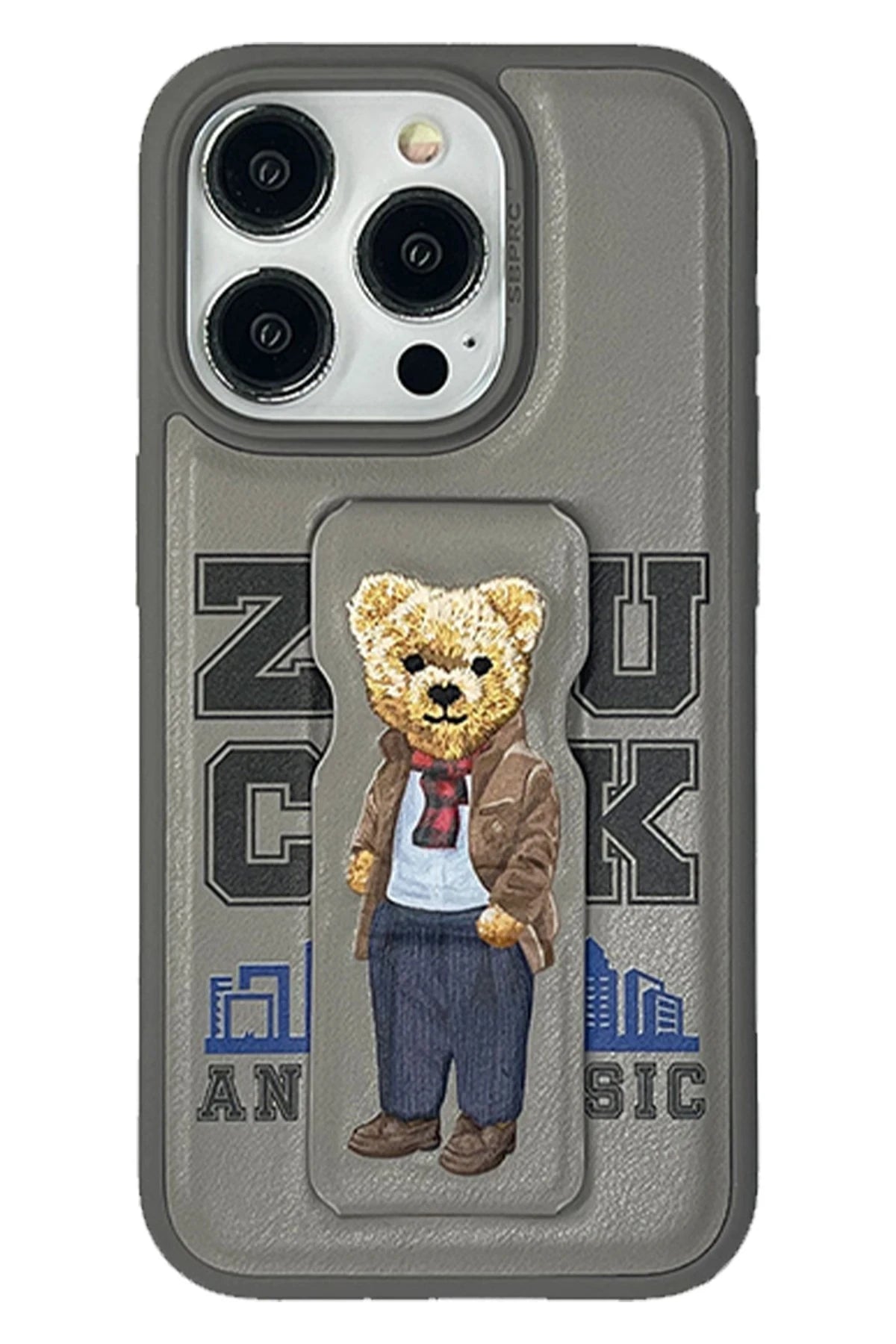 ZuckBear iPhone 15 Pro Max Claude Standlı Telefon Kılıfı