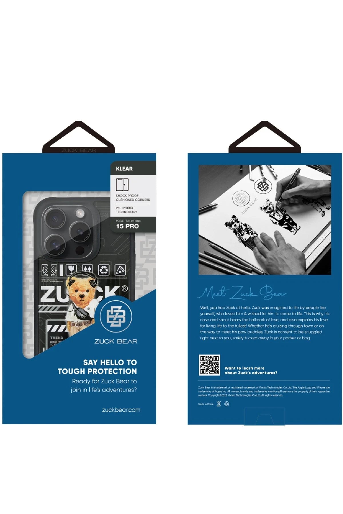 ZuckBear iPhone 15 Pro Max Colby Light Telefon Kılıfı