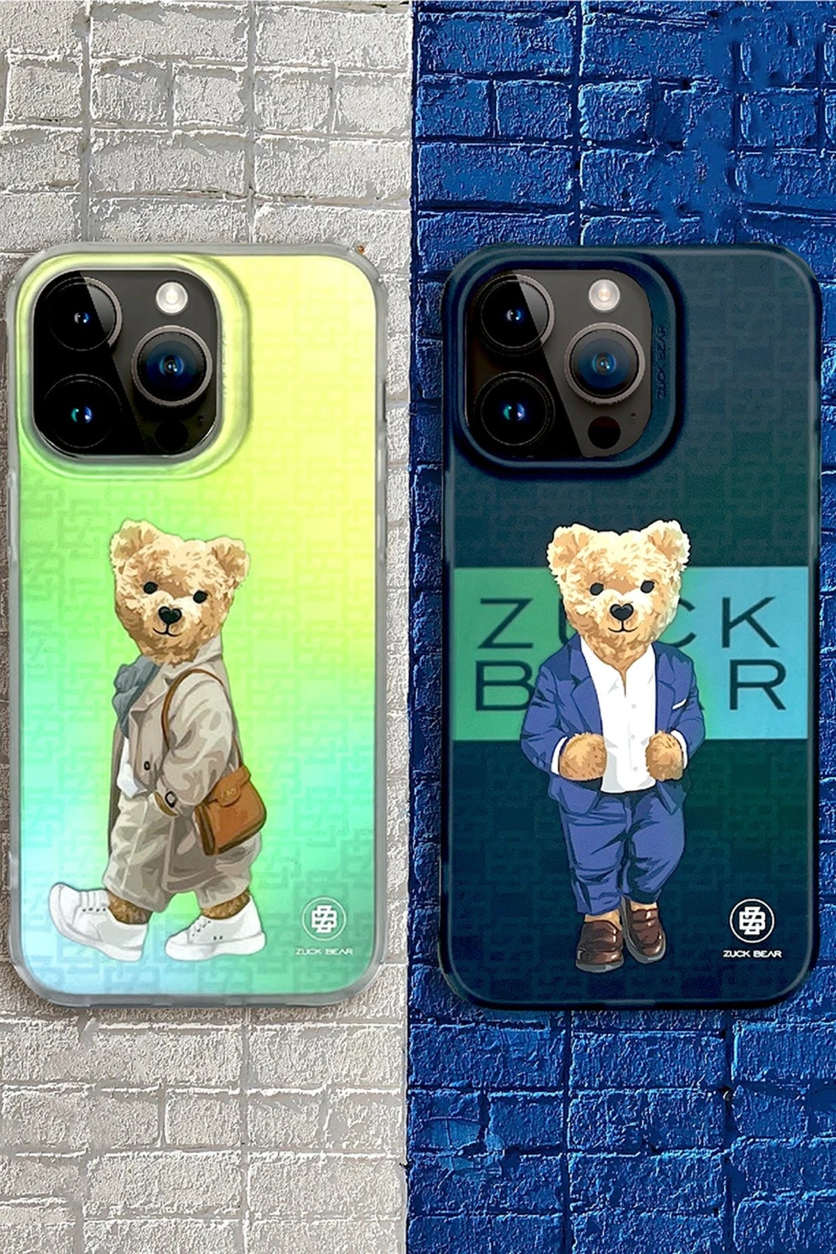 ZuckBear iPhone 15 Pro Max French Riviera Chic Telefon Kılıfı