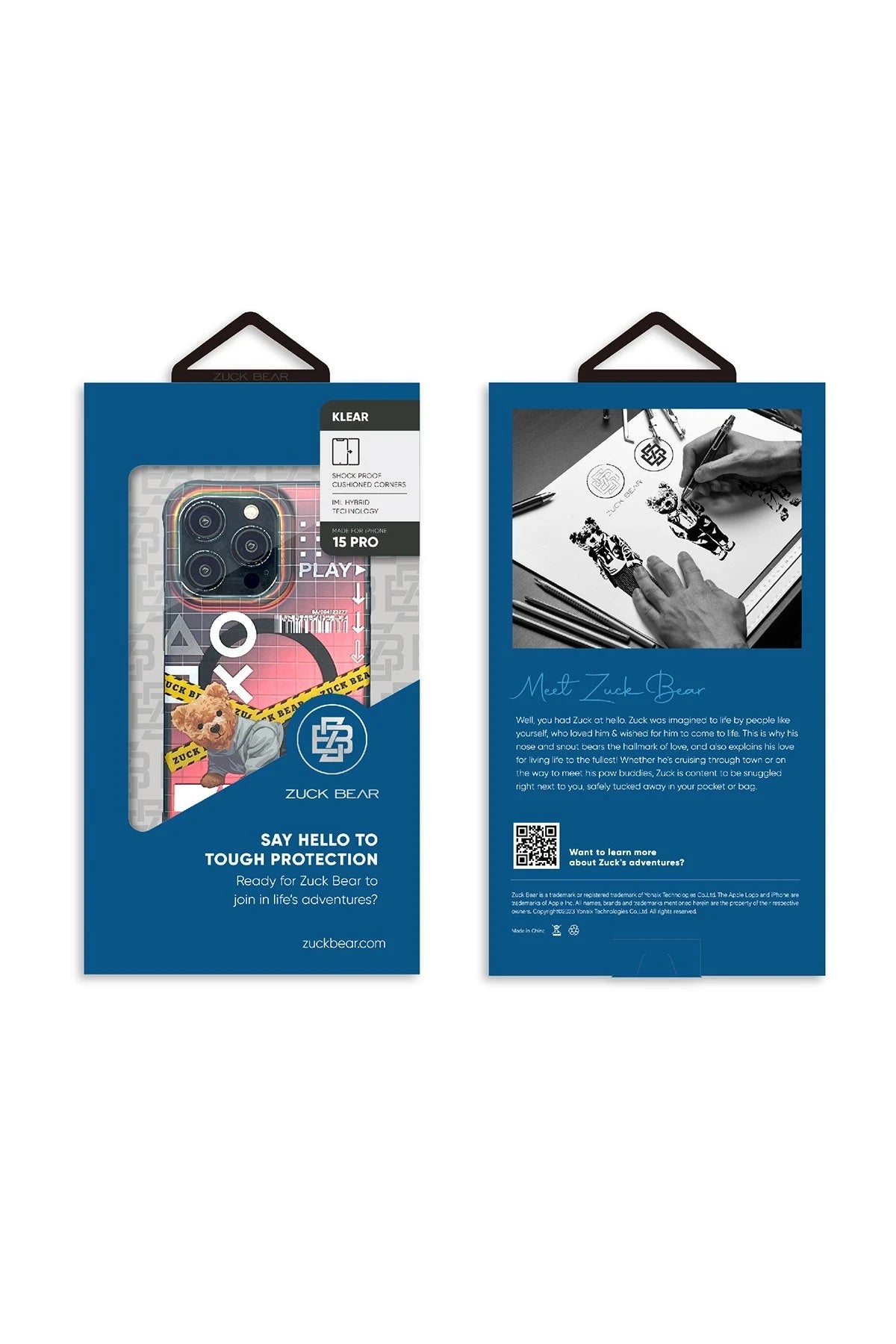 ZuckBear iPhone 15 Pro Max New York Never Sleeps Magsafe Telefon Kılıfı