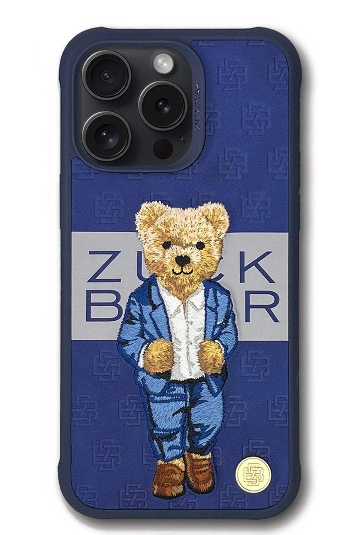 ZuckBear iPhone 15 Pro Paris Gentleman Telefon Kılıfı