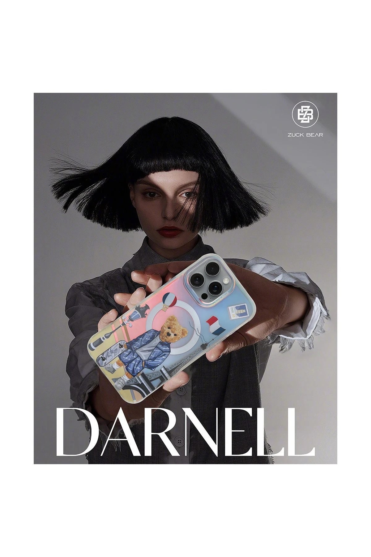 ZuckBear iPhone 16 Darnell Frosted Laser Magsafe Telefon Kılıfı