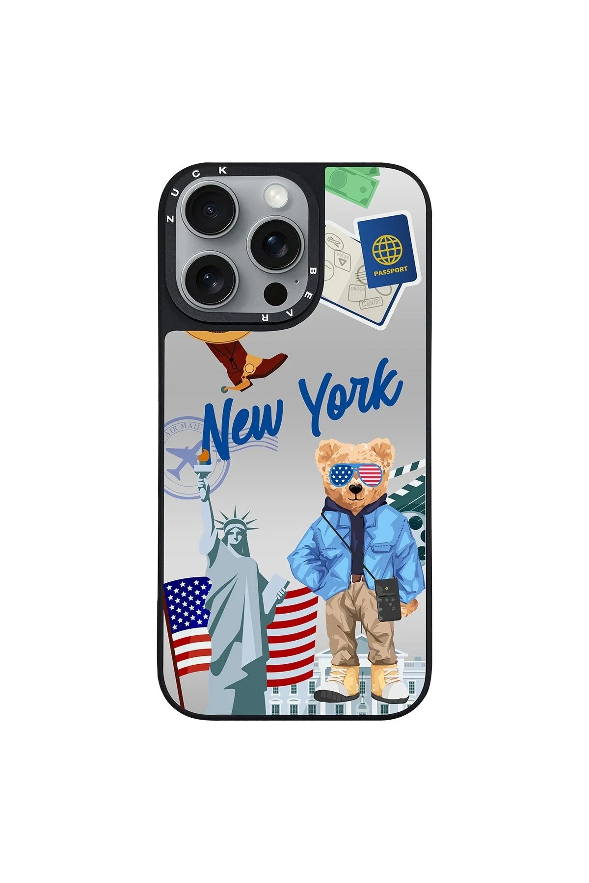 ZuckBear iPhone 16 Pro Benard Mirror Magsafe Telefon Kılıfı