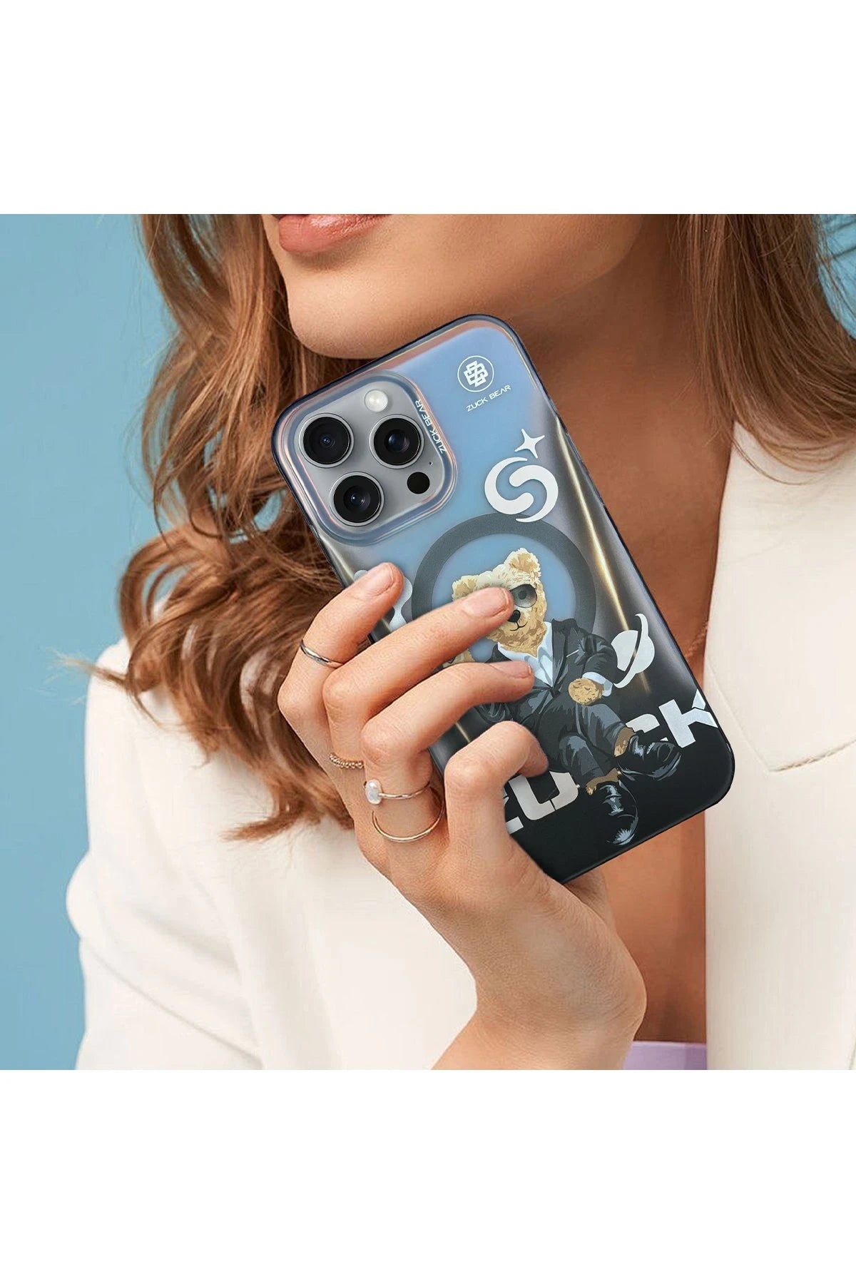 ZuckBear iPhone 16 Pro Berlin Boss Magsafe Telefon Kılıfı